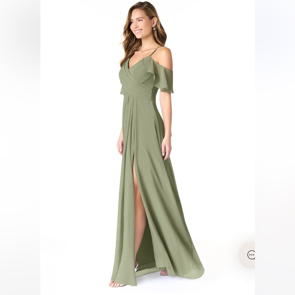 Elegant Olive Green Maxi Dress